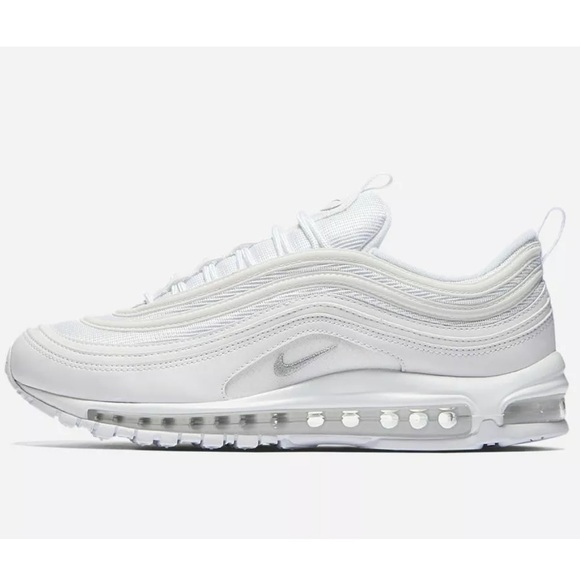 Nike Shoes | Nike Air Max 97 Triple White Mens Sneakers Running | Poshmark